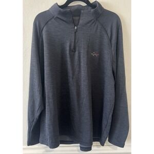 Greg Norman Pullover Men‎ Large Black 1/4 Zip Workout Golf Outdoor